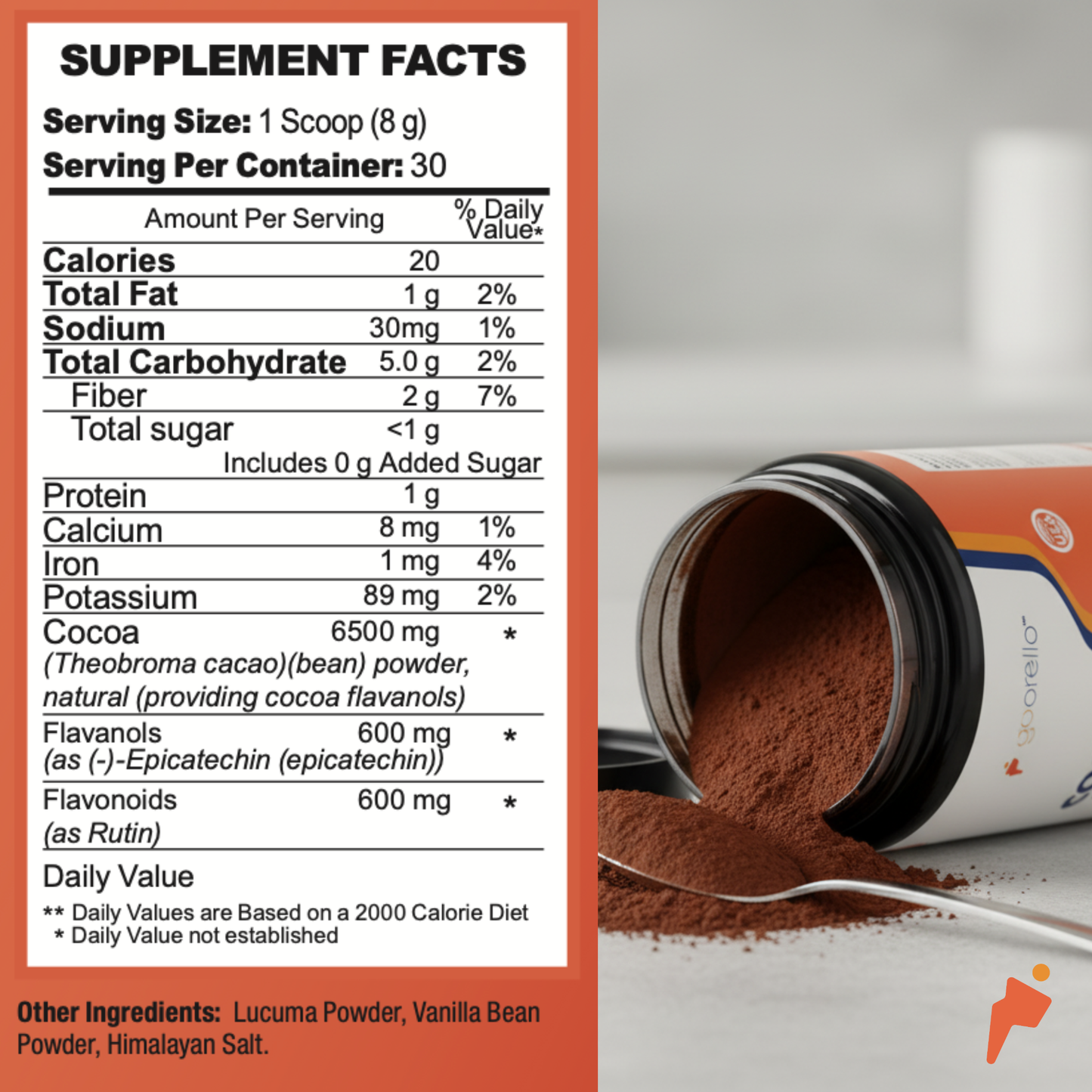 Goorello™ High Flavanols Cocoa