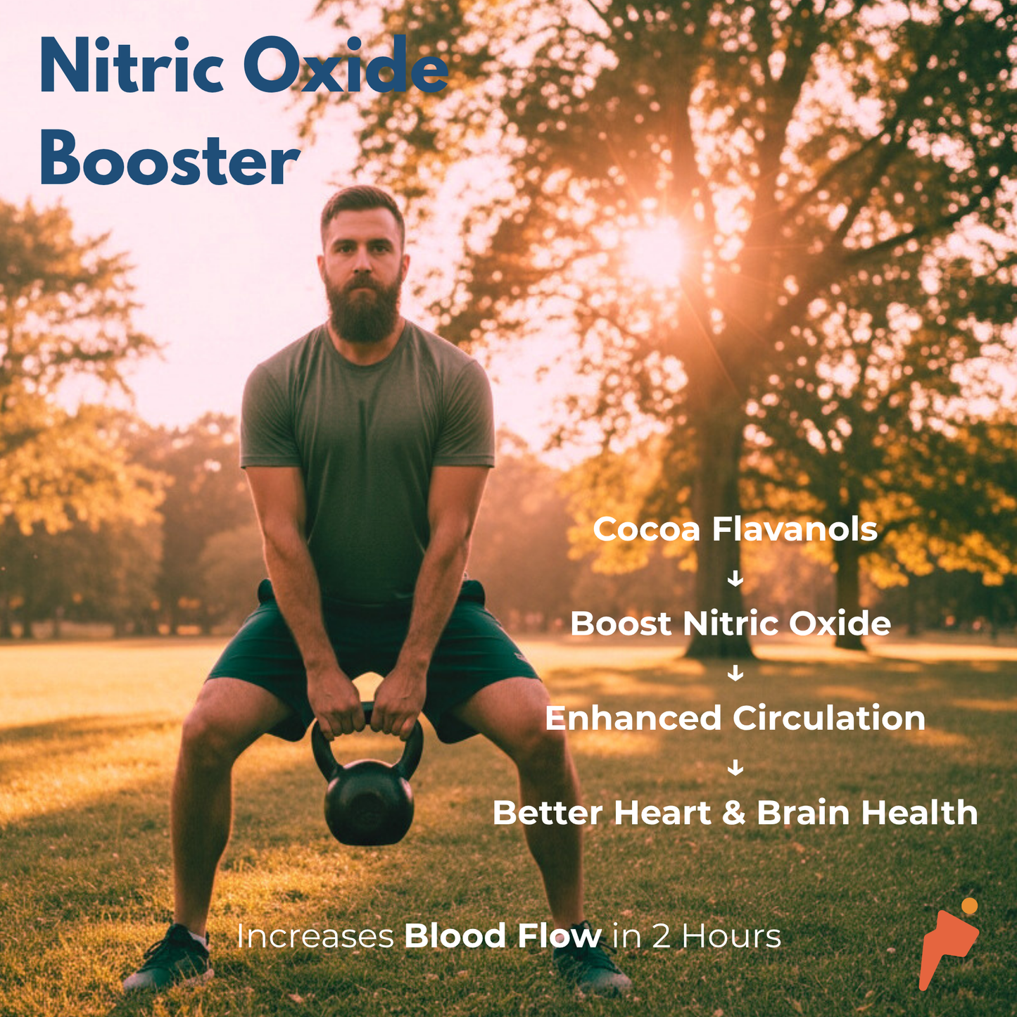 Goorello™ COCOA + FLAVANOLS: Nitric Oxide Booster for Uncompromised Brain & Heart Health