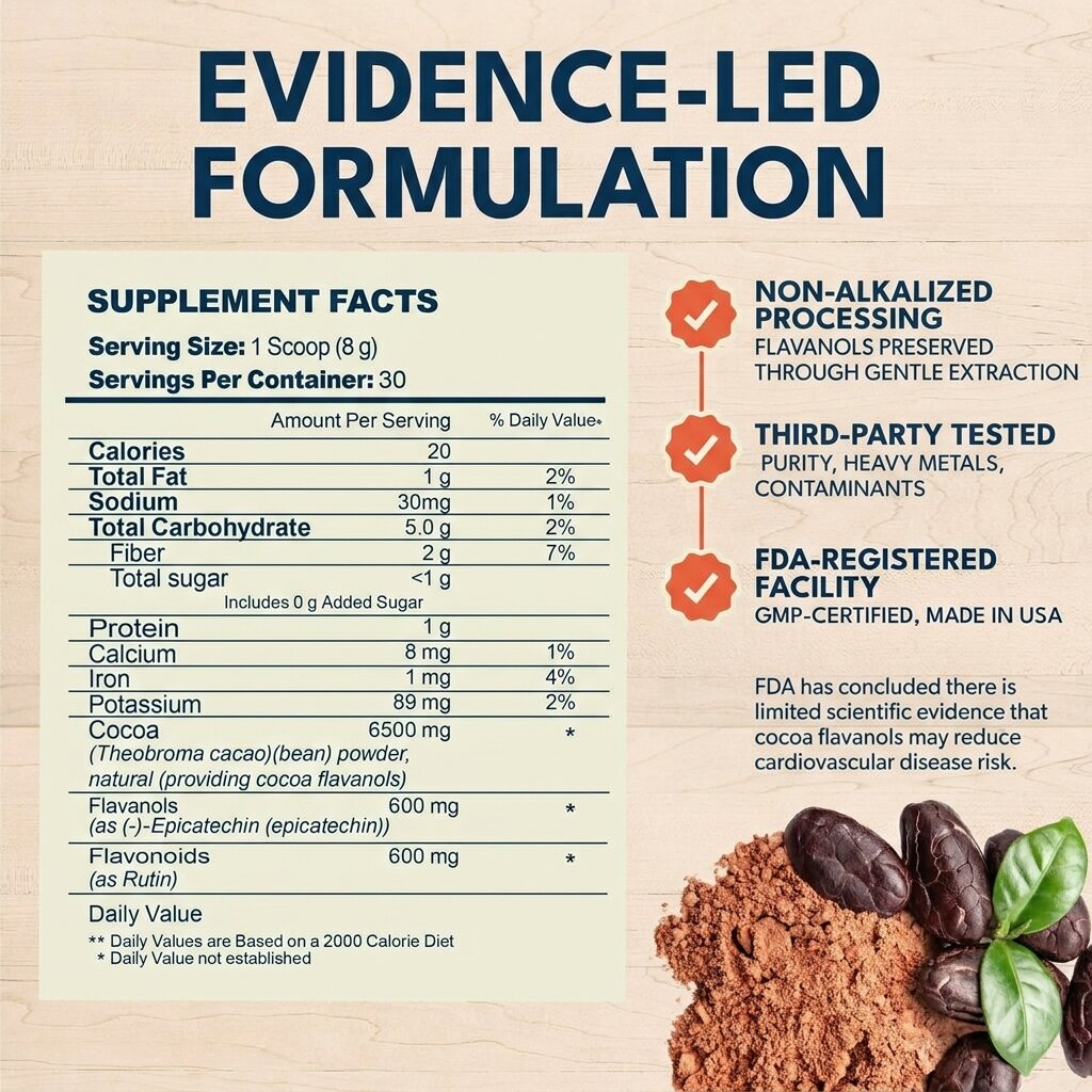 Goorello High Flavanols Cocoa Powder – Vegan