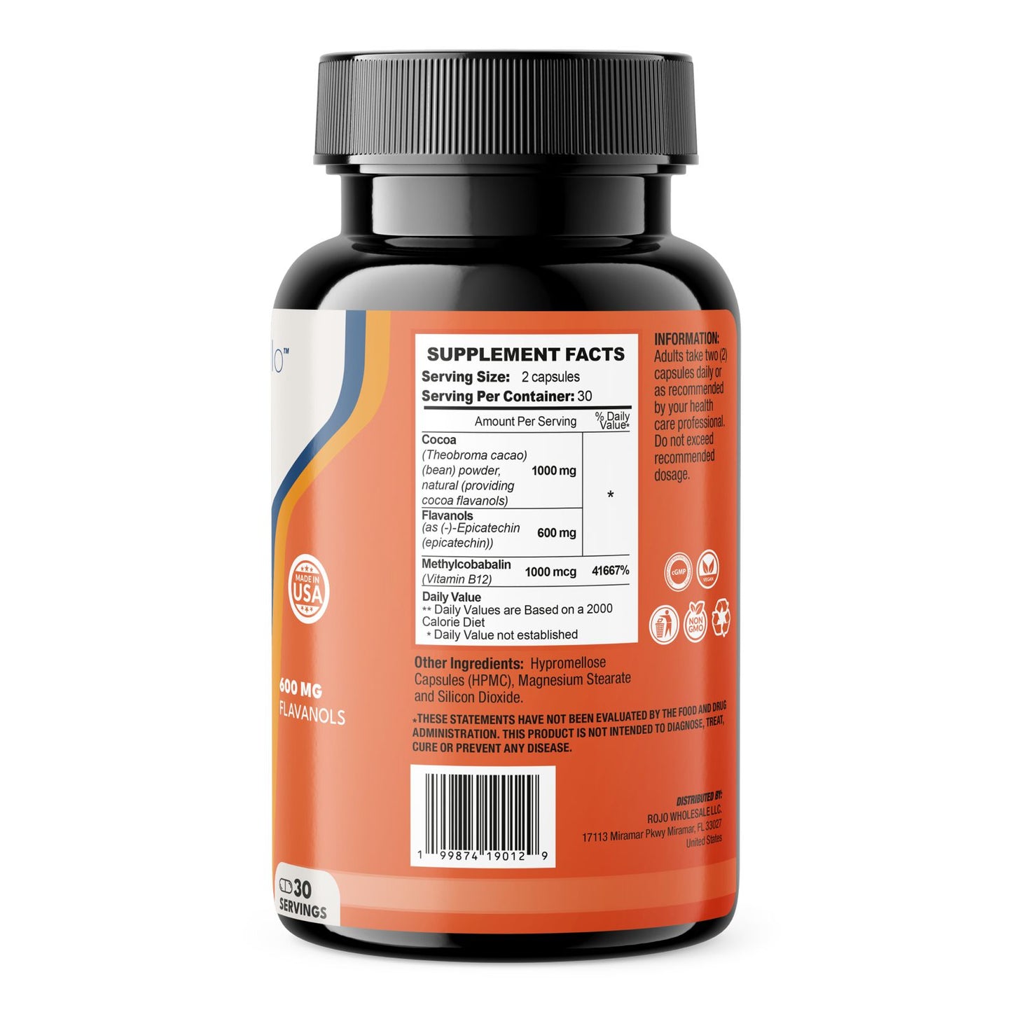 Goorello™ High Flavanols Cocoa Capsules