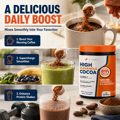 Goorello High Flavanols Cocoa Powder – Vegan