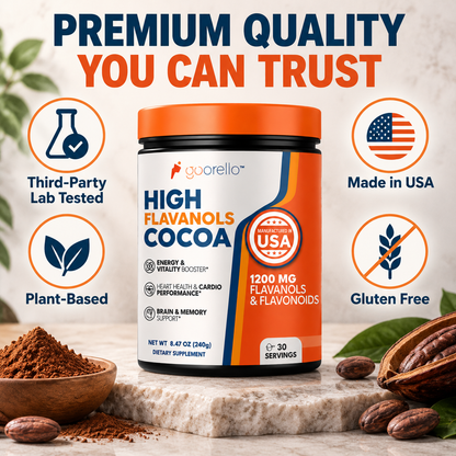 Goorello High Flavanols Cocoa Powder – Vegan
