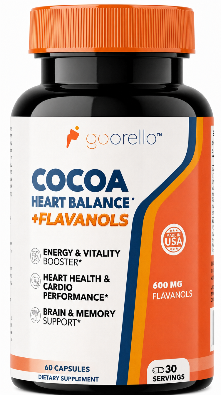 High-Flavanol Cocoa Capsules – Heart & Focus Support