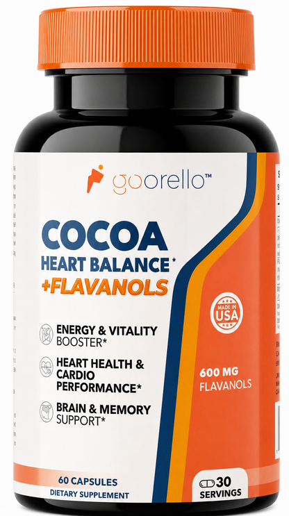 High-Flavanol Cocoa Capsules – Heart & Focus Support