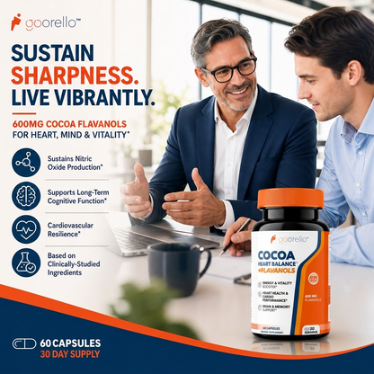 High-Flavanol Cocoa Capsules – Heart & Focus Support