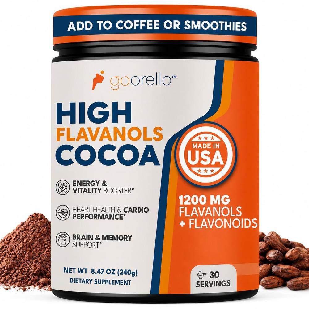 Goorello High Flavanols Cocoa Powder – Vegan